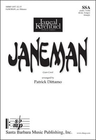 Janeman SSA choral sheet music cover Thumbnail